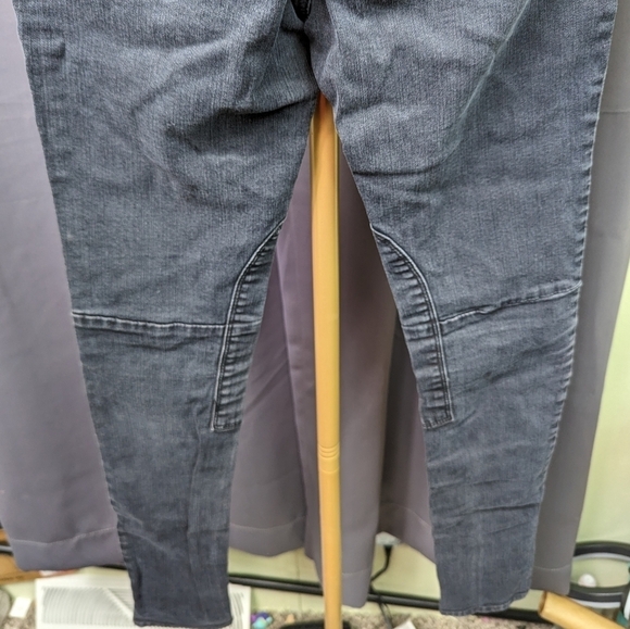 Wax Biker Style Skinny Jeans Sz 3 - Picture 8 of 11